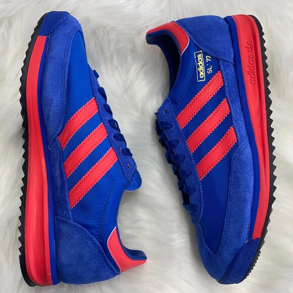 Adidas SL72 Blue Bright Red Mens Shoes IG4648 NEW Multi Sz - Picture 2 of 4